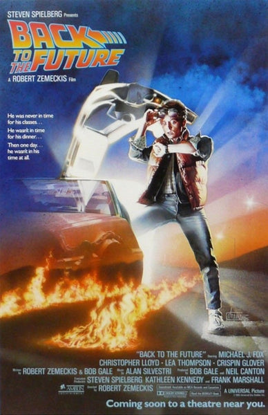 BACK TO THE FUTURE REPLICA 1985 MOVIE POSTER