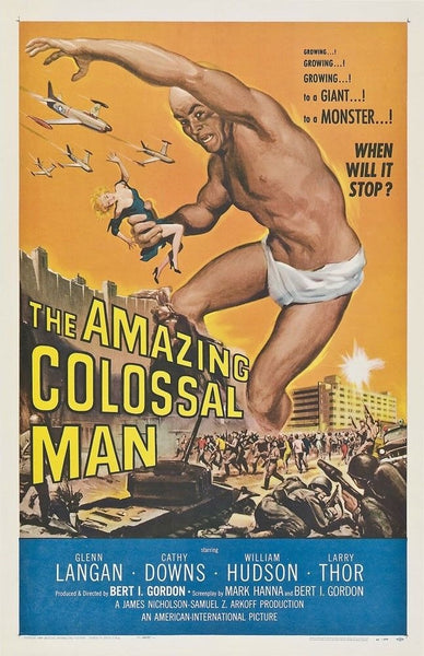 AMAZING COLOSSAL MAN 1957 REPLICA MOVIE POSTER