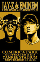 *JAY-Z**EMINEM* 2010 REPLICA HOME & HOME CONCERT POSTER