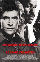 LETHAL WEAPON REPLICA 1987 MOVIE POSTER